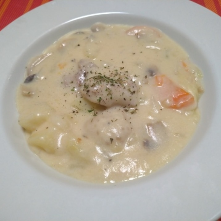 牛乳大量消費!!濃厚クリームシチュー